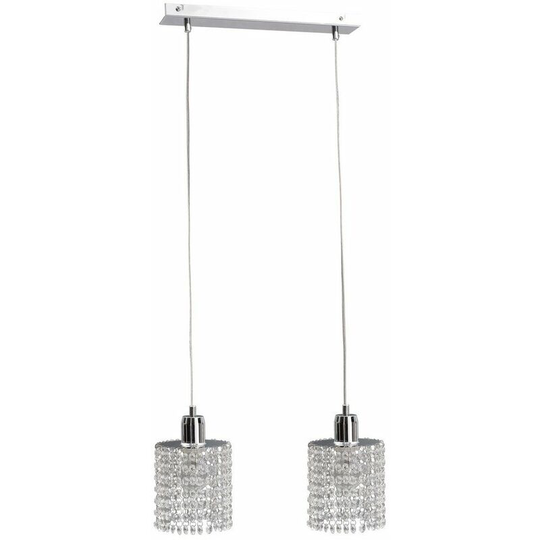 Keter Diament Bar Pendant Ceiling Light Hanging Droplets, 50cm, 2x E27