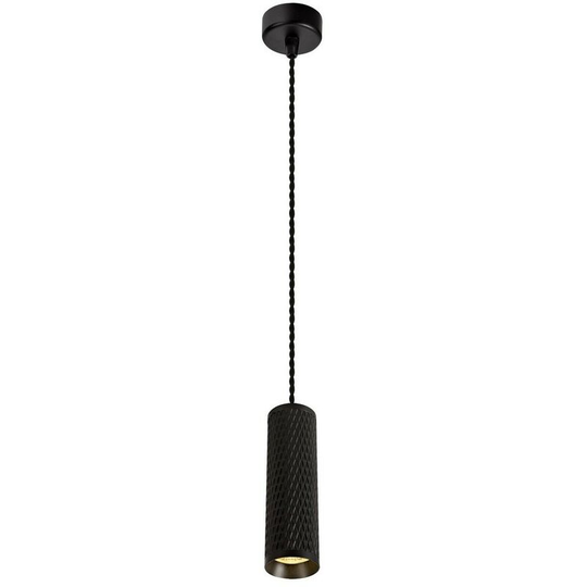 1 Light 20cm Ceiling Pendant Light GU10, Sand Black - Luminosa Lighting