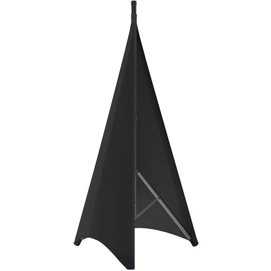 Universal Dj Light Speaker Stand Cover Triple Sided Tripod Stand Skirt Scrim Cover Stretchable Material (Tripod Not Included)