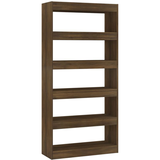 Vidaxl - Book Cabinet/Room Divider Brown Oak 80x30x166 cm Engineered Wood Brown