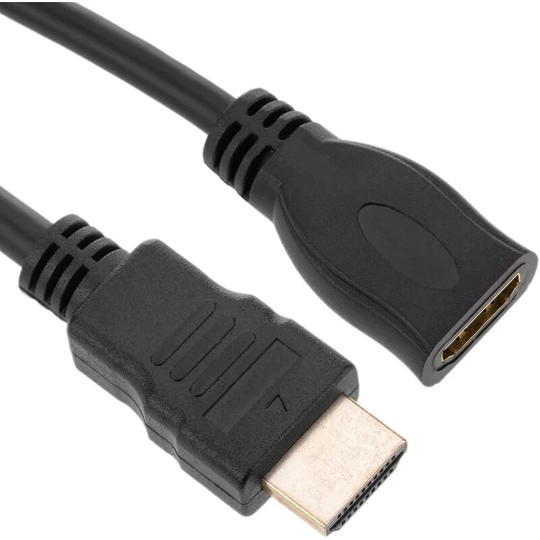 BeMatik - HDMI 1.4 Cable Type A Male to Female 20cm