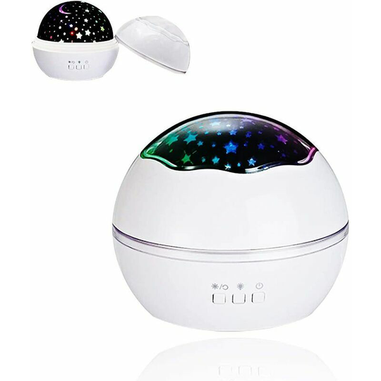Joorrt - Stars and Sea Life Projection led Night Light for Baby Children, Quiet led Sky Projector usb Plug in Star Lamp for Kids, for Ceiling Bedroom