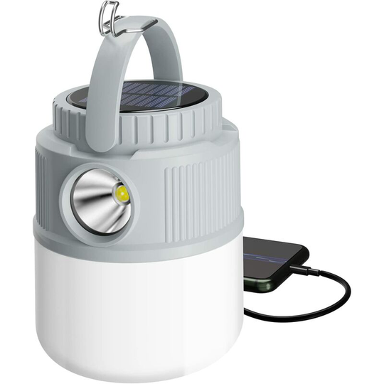 Aougo - Rechargeable Camping Light, Ultra Bright Portable led Lantern with 4 Lighting Modes, 4000mAh Outdoor Light for Camping Hiking, Reading,