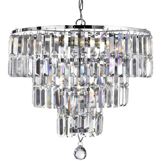 Searchlight Lighting - Searchlight Empire - 5 Light Chandelier Chrome Finish, E14