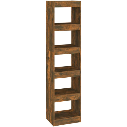 Book Cabinet/Room Divider Smoked Oak 40x30x166 cm vidaXL - Brown