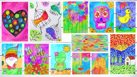 Watercolor Workshop for Beginners: Draw & Paint 12 Projects