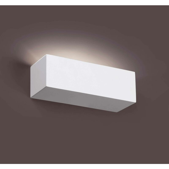 White wall light Eaco 1 bulb