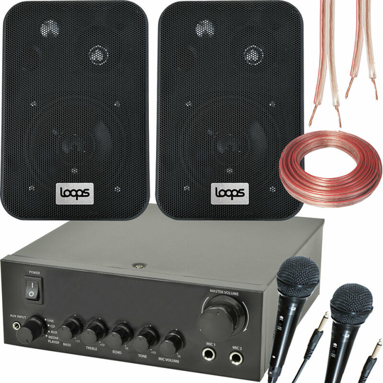 Home Karaoke Machine Kit Speakers & Microphones Player Amplifier Children's tv