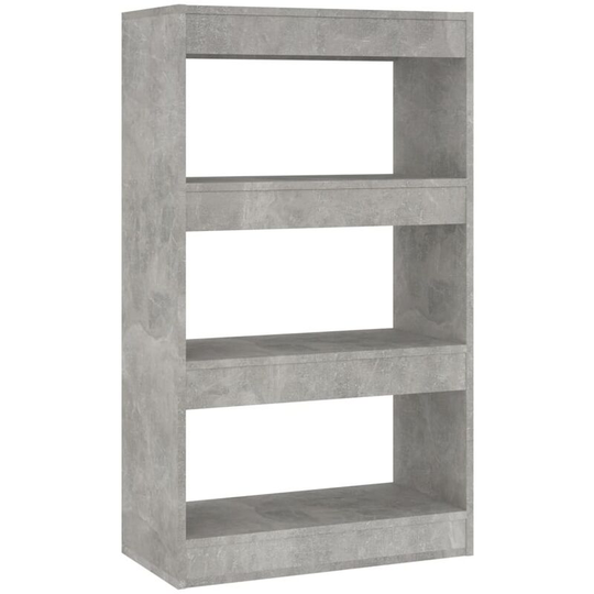 Book Cabinet/Room Divider Concrete Grey 60x30x103 cm Engineered Wood Vidaxl Grey