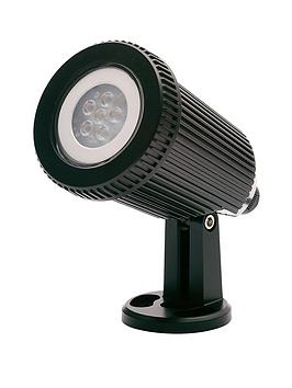 Harrow 1 Light Ground Spike Light - Black