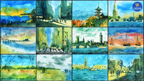 Watercolour Sketching Essentials: Fun & Easy Landscapes