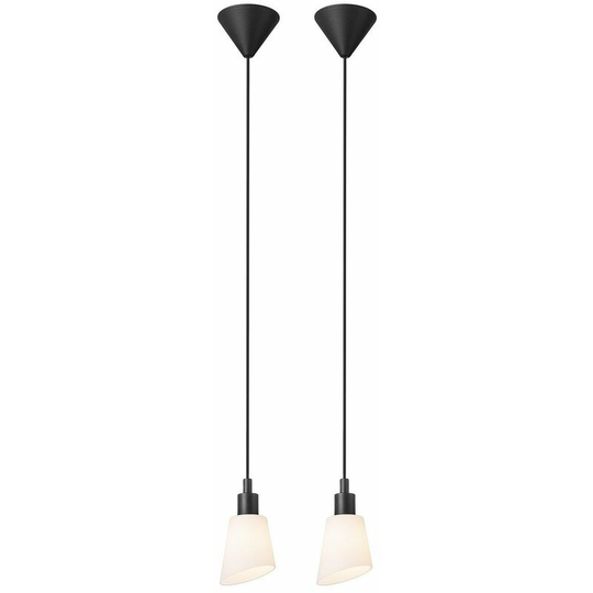 Nordlux Molli Dome Pendant Ceiling Light Black, E14