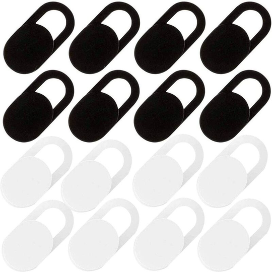 Sun Flowergb - 50PCS Webcam Cover Sticker, Webcam Cover Slider Laptop Camera Cover for Macboook Pro iPad iPhone Mac Smartphones Tablets(Black and