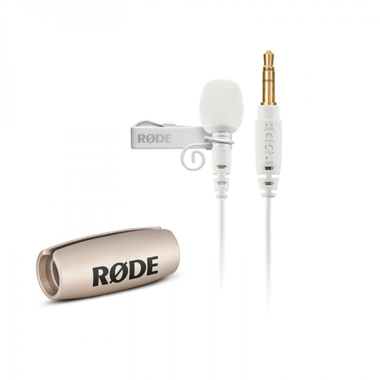 Rode Lavalier GO White with Rode MicDrop