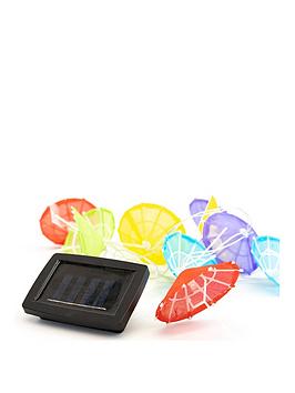 Gardenwize 2M Solar Cocktail Umbrella String Lights (10 Piece)