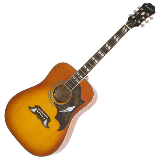 Epiphone Dove Studio Electro Acoustic Violinburst