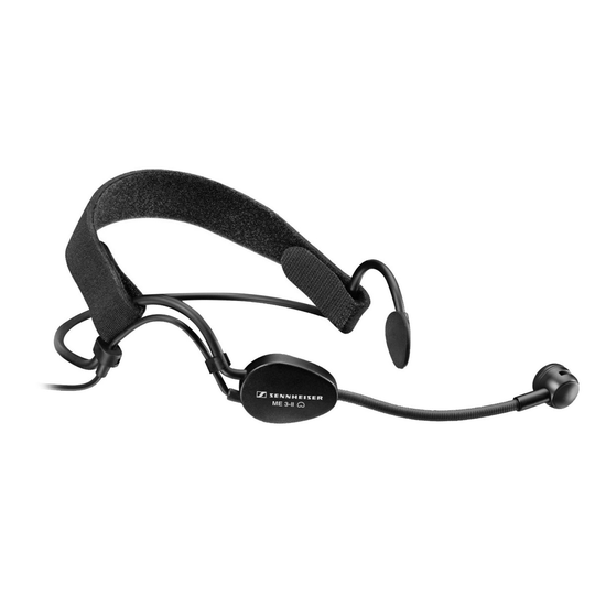 Sennheiser ME 3 II Cardioid Headset Microphone