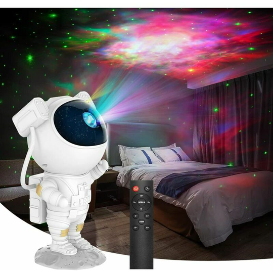 Night Light Projectors with Remote Galaxy Projector Light Gifts for Kids and AdultsAstronaut Star Projector LampControl for Bedroom Party Decoration