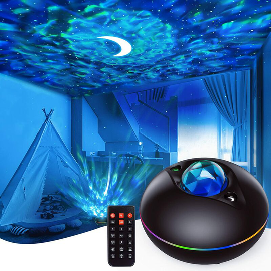 Led Starry Sky Projector, Galaxy with Remote Control, Starry Projector, with Sound Sensor and Timer, Projection Lamp for Kids Adults and Bedrooms