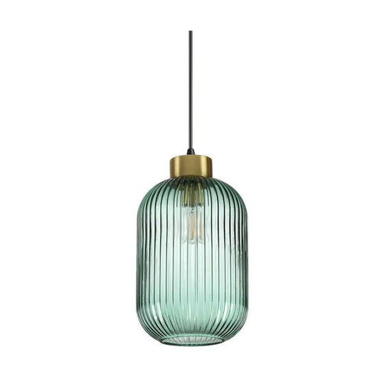 Ideal Lux MINT-1 - Indoor Glass DomeCeiling Pendant Lamp 1 Light Green, E27