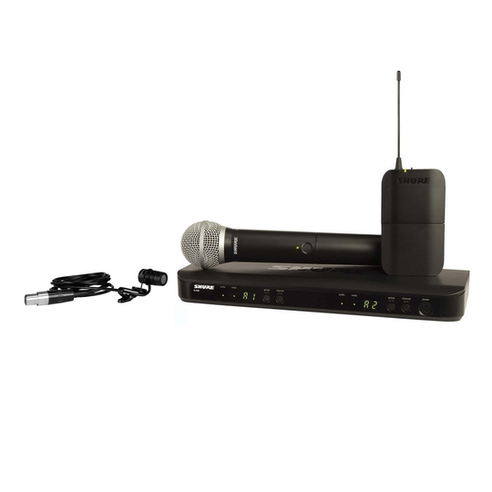 Shure BLX1288E/W85-S8 Dual Wireless System with SM58 and WL185