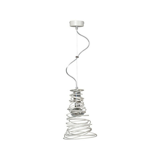 Emibig Twist White Wire Frame Pendant Ceiling Light 1x E27