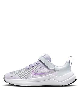 Nike Downshifter Kids Girls Trainers - Light Purple, Light Purple, Size 10