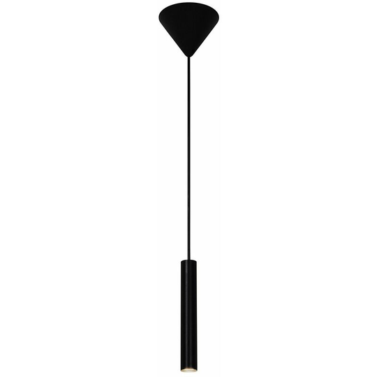 Nordlux Omari led Dimmable Slim Pendant Ceiling Light Black, 2700K