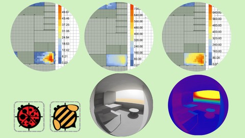 Daylighting study in Ladybug Tools V1.4 - Arabic