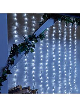 240 White Led Waterfall Indoor/Outdoor Christmas Lights