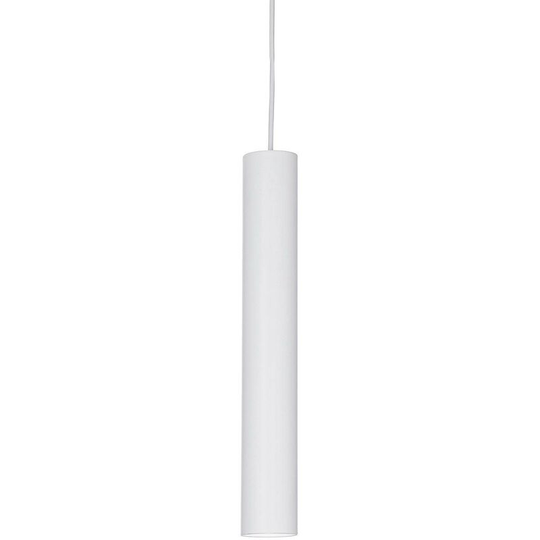 Ideal Lux Tube - led 1 Light Slim Ceiling Pendant White