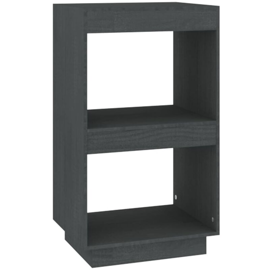 Book Cabinet Grey 40x35x71 cm Solid Pinewood Vidaxl Grey