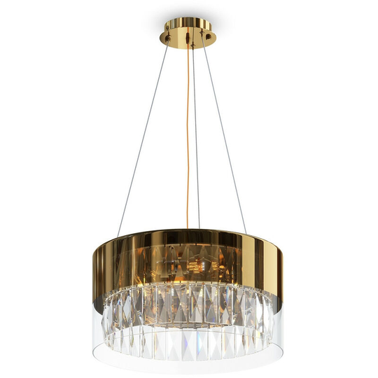 Maytoni Wonderland Modern Cylindrical Pendant Ceiling Light Gold