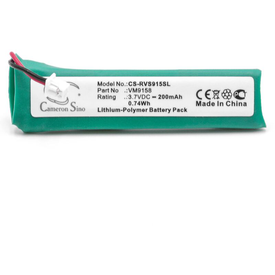 Vhbw - battery replaces Revolabs 07-SOLOMICBATTERY, VM9158 microphone 200mAh (3.7V) Li-Polymer