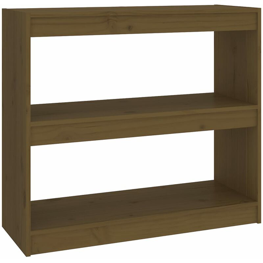Book Cabinet/Room Divider Honey Brown 80x30x71.5 cm Wood Pine vidaXL - Brown
