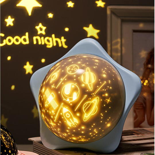Perle Rare - Child Night Light, Baby Night Light, Star Sky, Projection Star Night Light, Luminous Child Projector Lamp, Kawaii Deco, Baby Girl Boy