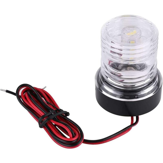 Sail Boat Signal Light 360° Warm White/Yellow led Marine Yacht Anchor IP65 Waterproof
