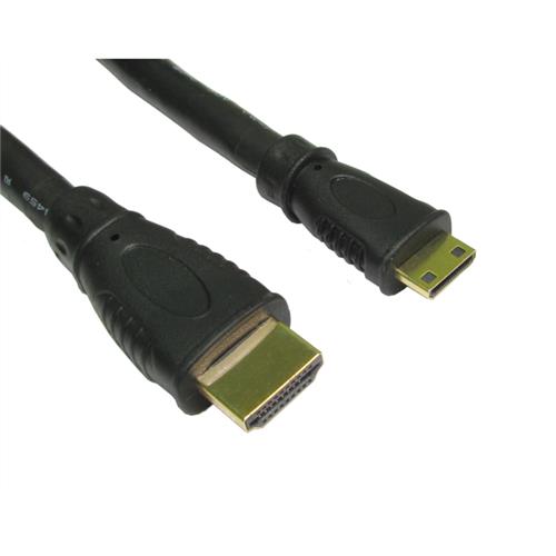 Cables Direct CDLHD-202 HDMI cable 2 m HDMI Type A (Standard) HDMI Type C (Mini) Black