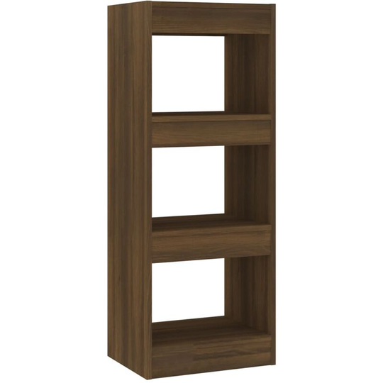 Book Cabinet/Room Divider Brown Oak 40x30x103 cm Engineered Wood Vidaxl Brown