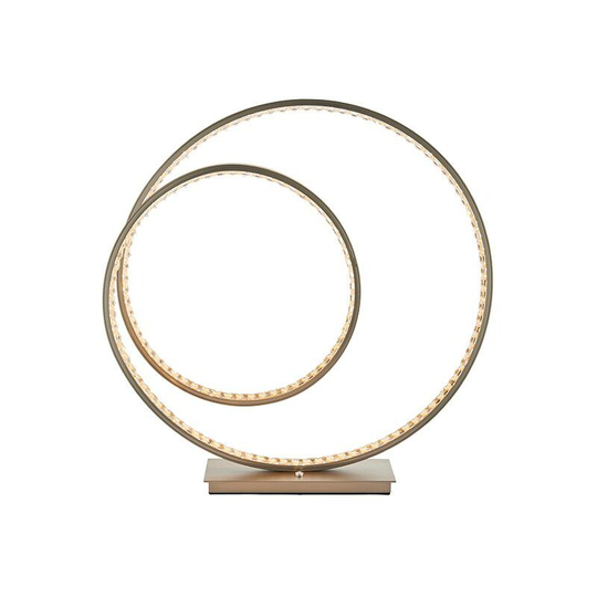 Endon Collection Lighting - Endon Lighting Eternity - Integrated led Table Lamp Matt Nickel Plate & Crystal (K5) Detail IP20