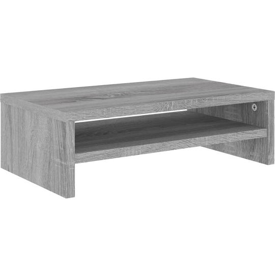 Monitor Stand Grey Sonoma 42x24x13 cm Engineered Wood Vidaxl Grey