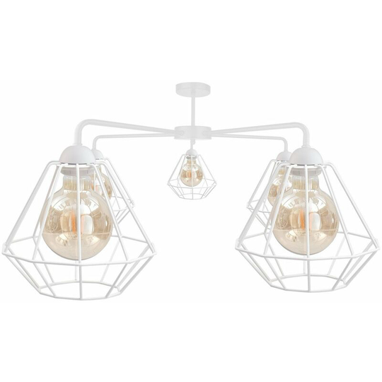 Keter Foskal Semi Flush Light White, 70cm, 5x E27