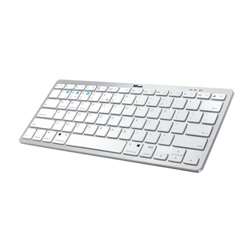 Trust Nado keyboard Bluetooth QWERTY UK English White