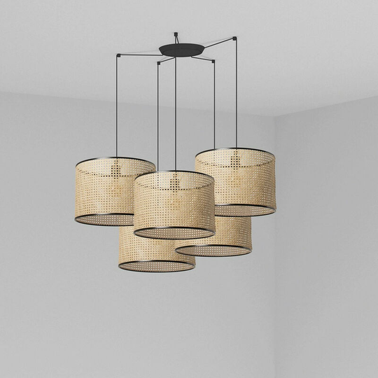 Faro Lighting - Faro mambo - Cluster Pendant Ceiling Light Black, E27