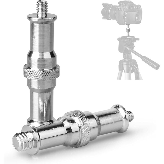 2pcs Camera Adapter Screws 1/4' to 3/8' Tripod Thread Camera Screw Adapter Camera Screw Adapter Camera Screws Tripod Monopod Light Holder Flash