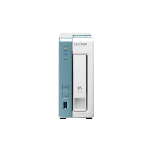 QNAP TS-131K NAS/storage server Tower Ethernet LAN Turquoise White Alpine AL-214