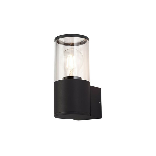 Wall Lamp 1 x E27, IP54, Anthracite, Clear - Luminosa Lighting