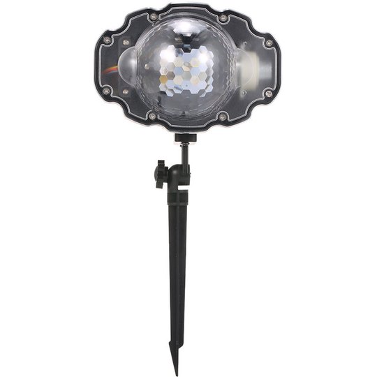 Christmas Snowflake Projector Lights Waterproof Indoor Outdoor Landscape Snow Lamp with Remote Control for Xmas Halloween Festival Party Deco - uk