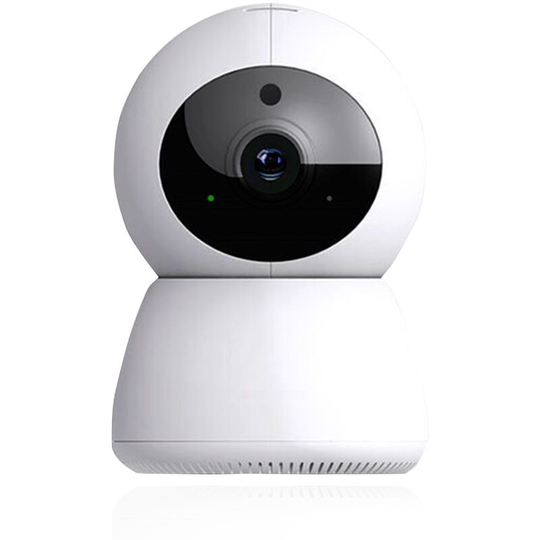 Smart Security Camera 1080P hd Webcam w/Microphone/Night Vision/Motion Detection/Two-way Intercom/Remote Baby Monitor Security Cam,model:White - White