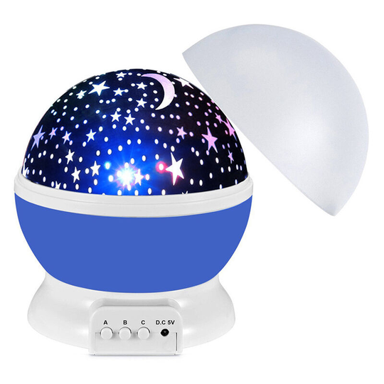 Muff - Baby Night Light, Musical and Luminous Child Night Light, Star Sky Projector, 10 Colors Projection Star Night Light, Child Adult led Projector